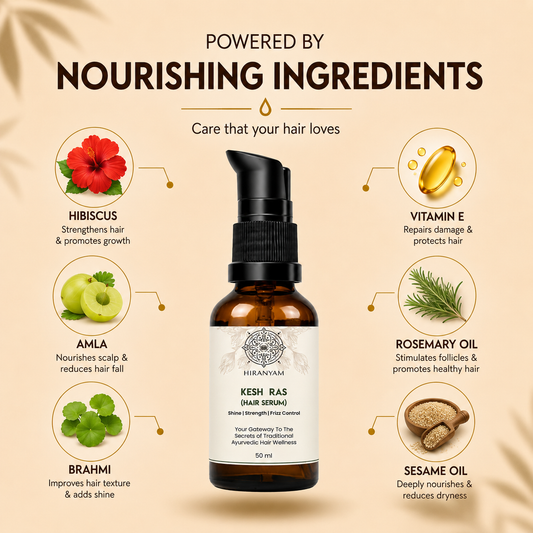 Kesh Ras Ayurvedic Hair Serum | Smooth & Healthy Hair