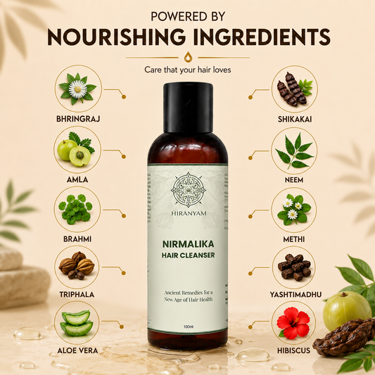 Nirmalika Ayurvedic Herbal Shampoo | Bhringraj & Amla