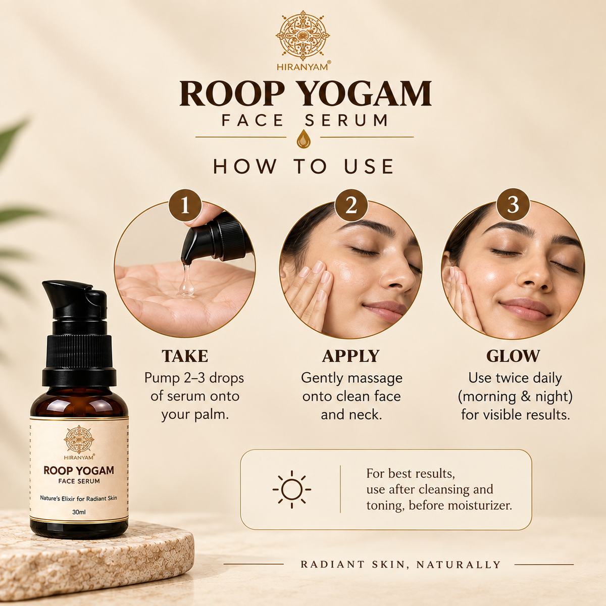Swarn Roop Yogam Face Serum | Ayurvedic Glow Serum