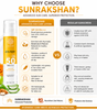 Sunrakshan Advanced Sun Care Lotion Sunscreen SPF 50 PA++++ | Sunscreen for Men & Women with Ayurvedic Botanicals & Natural Extracts | Lightweight Non Greasy Sun Protection, All Skin Types, 50g