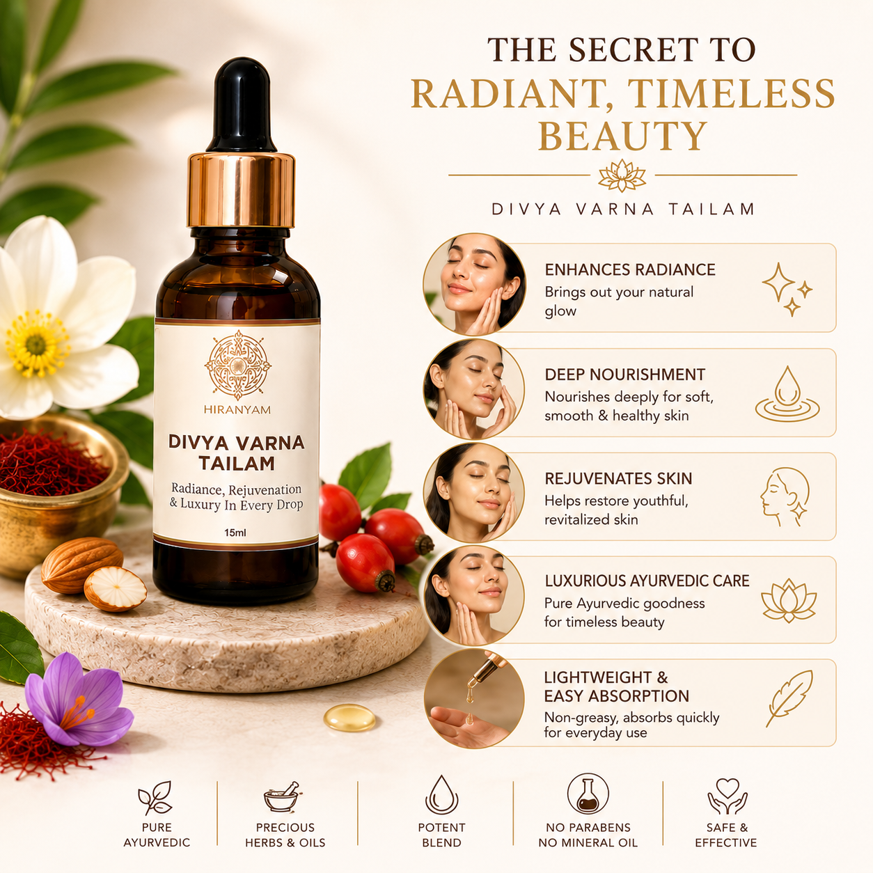 Divya Varna Tailam 15ml