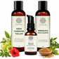Kesh Vardhini Tailam + Nirmalika Hair Cleanser + Kesh Ras Hair Serum
