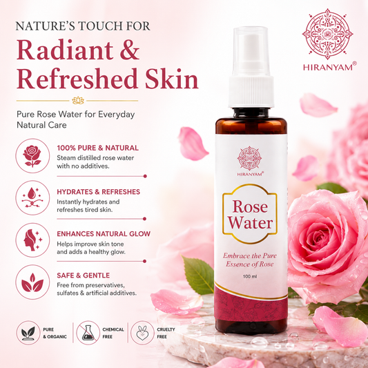 Hiranyam Rose Water (Gulab Jal)