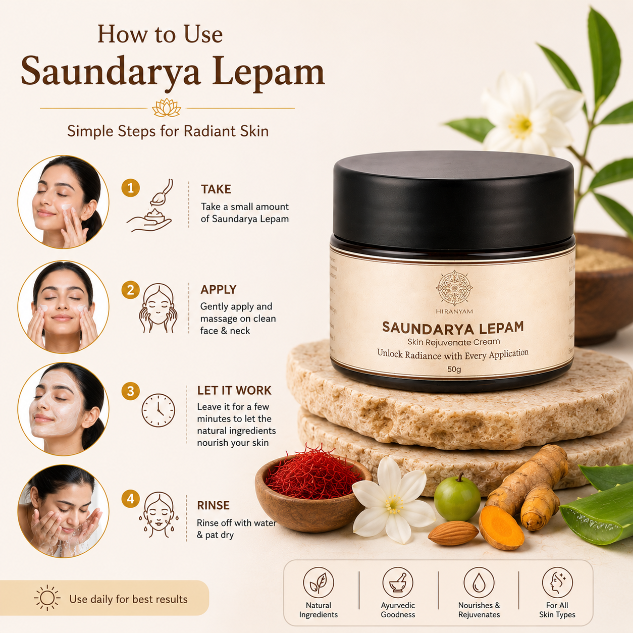 Saundarya Lepam Skin Rejuvenating  Cream