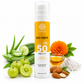 SunRakshan Advanced Sun Care Lotion Sunscreen SPF 50 PA++++ | Sunscreen for Men & Women with Ayurvedic Botanicals & Natural Extracts | Lightweight Non Greasy Sun Protection, All Skin Types, 50g