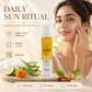 SunRakshan Advanced Sun Care Lotion Sunscreen SPF 50 PA++++ | Sunscreen for Men & Women with Ayurvedic Botanicals & Natural Extracts | Lightweight Non Greasy Sun Protection, All Skin Types, 50g