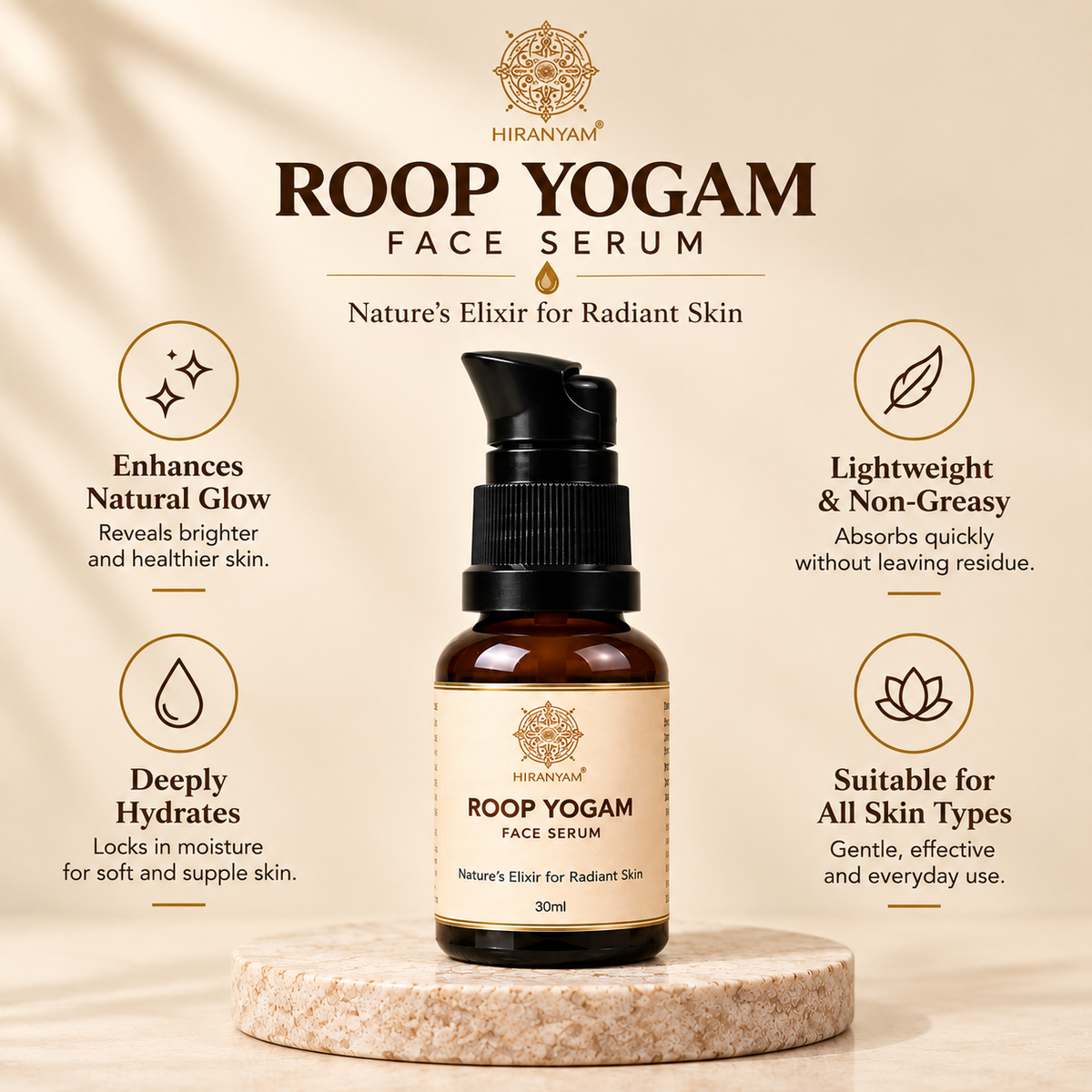 Swarn Roop Yogam Face Serum | Ayurvedic Glow Serum