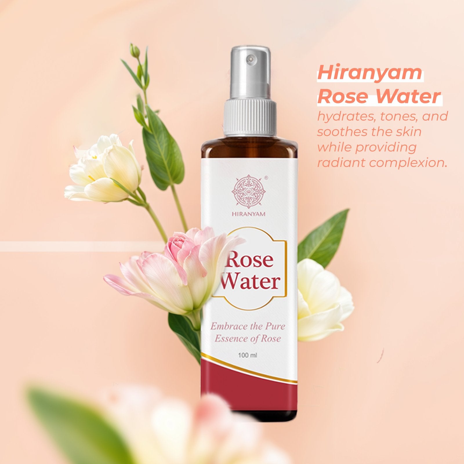 Hiranyam Rose Water (Gulab Jal)