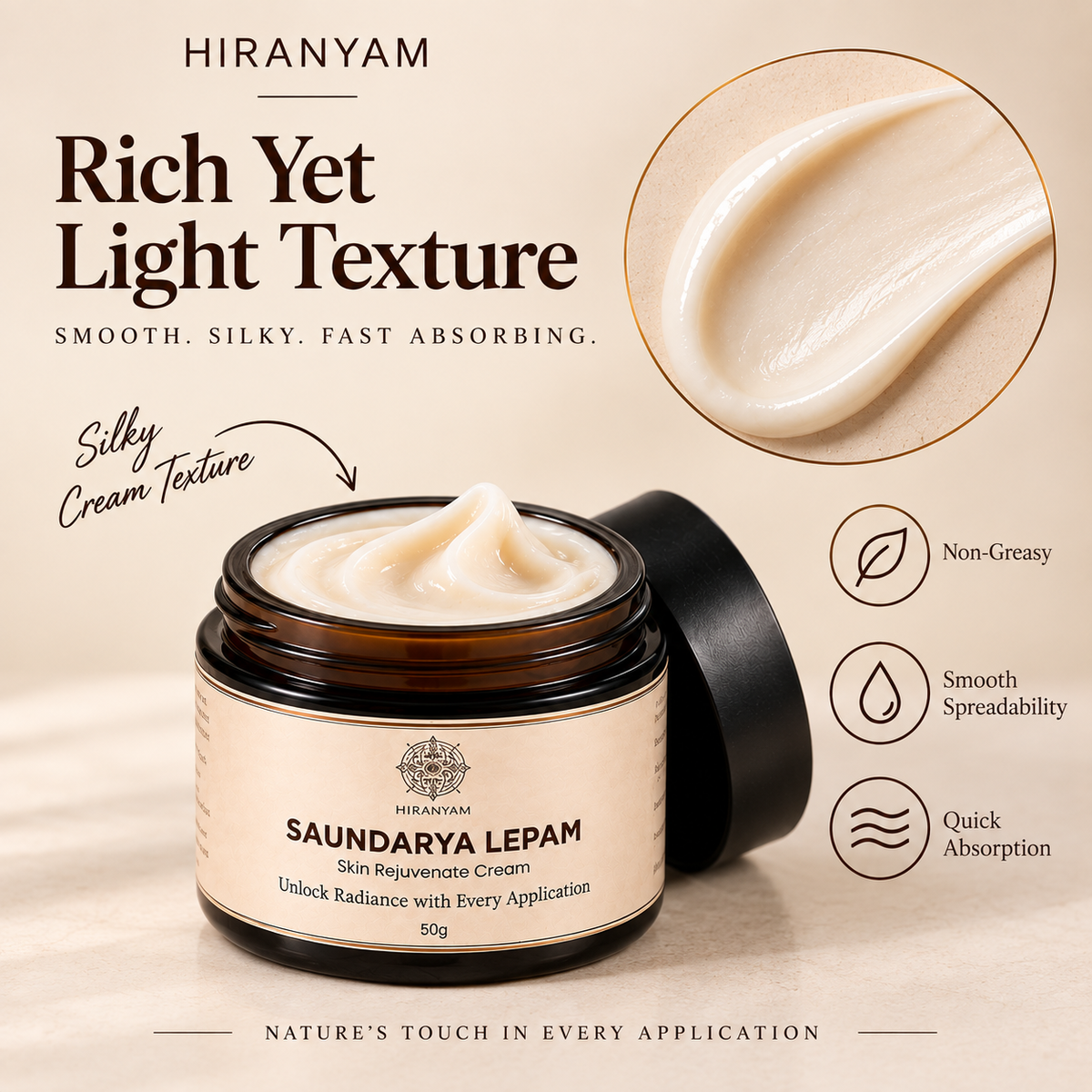 Saundarya Lepam Face Cream | Ayurvedic Moisturizer